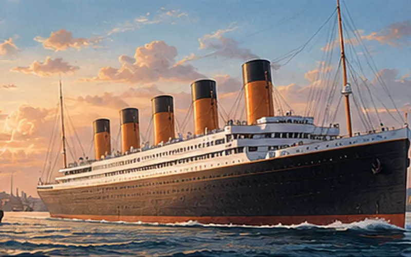 Le RMS Olympic est lancé à Belfast