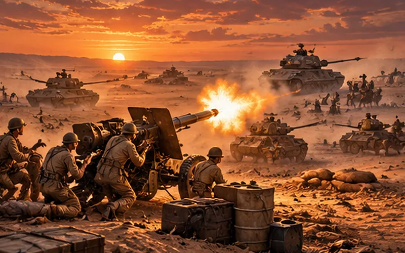 Die Zweite Schlacht von El Alamein beginnt